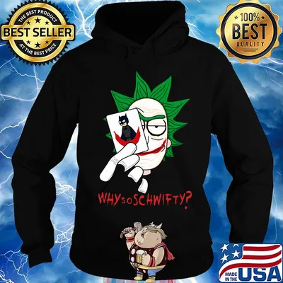 Halloween rick joker why so schwifty s Hoodie