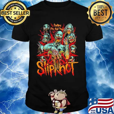 Halloween slipknot band horror prepare for hell tour shirt