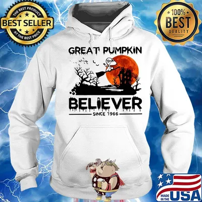Halloween snoopy great pumpkin believer since 1966 sunset s Hoodie
