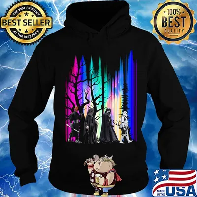 Halloween star wars characters abbey road s Hoodie