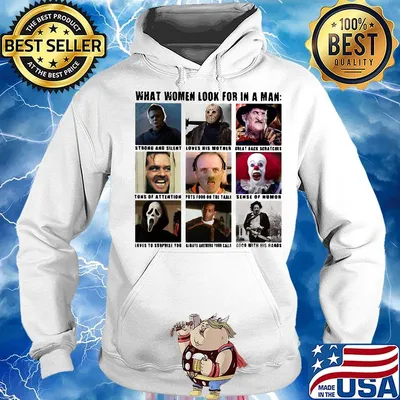 Halloween what women want in a man strong silent romantic home loves children dream guy intouchwith his feminin side family man honor movie characters s Hoodie