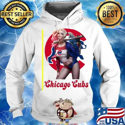 Harley quinn chicago cubs baseball s Hoodie