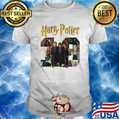 Hatty potter 19 years of release 2001 2020 thank you for the memories signatures shirt