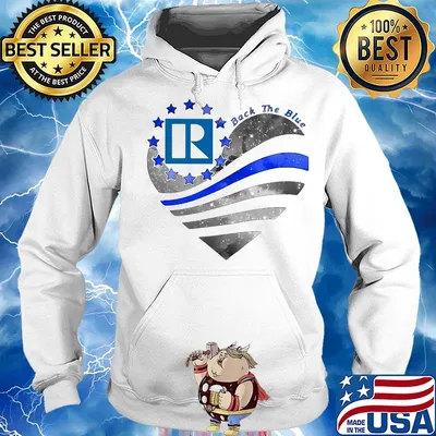 Heart richard buratti realtor logo american flag happy independence day s Hoodie