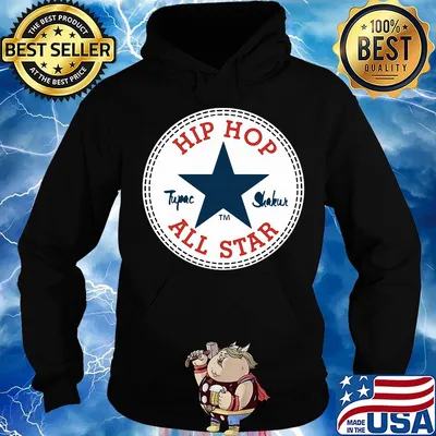 Hip hop tupac shakur all star s Hoodie