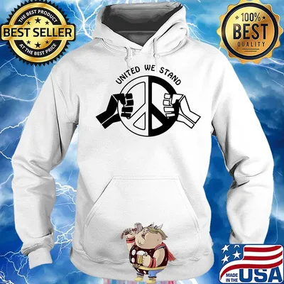 Hippie united we stand s Hoodie