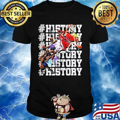 History nba players basketball shirt