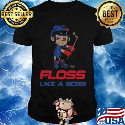 Hockey floss like a boss shirt