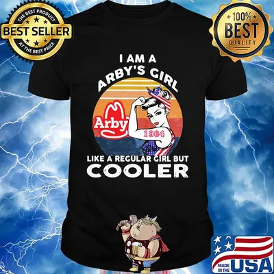 I am a arby's 1964 girl like a regular girl but cooler vintage retro shirt