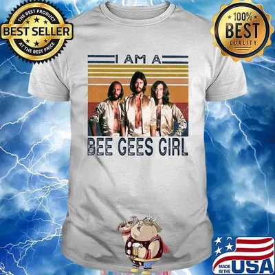 I am a bee gees girl vintage retro shirt