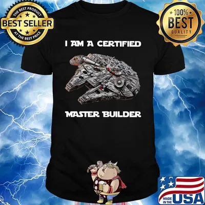 I am a certified master builder shirt
