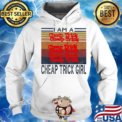 I am a cheap trick girl vintage retro s Hoodie