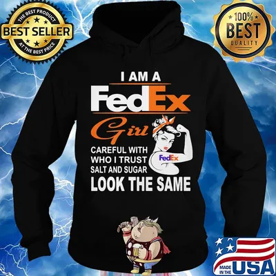 I am a fedex girl careful with who i trust salt and sugar look the same s Hoodie