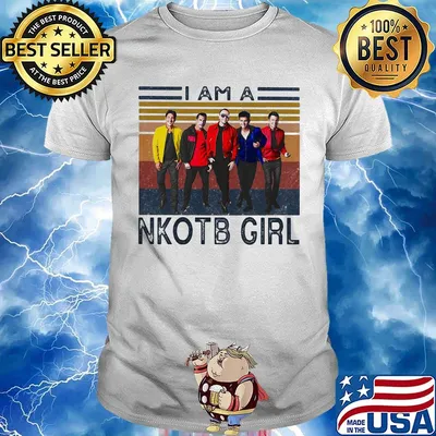 I am a nkotb girl vintage retro shirt