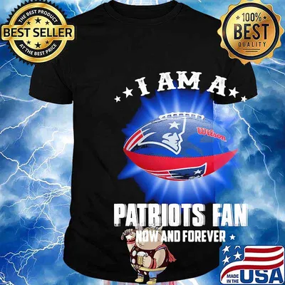 I am a patriots fan now and forever stars shirt