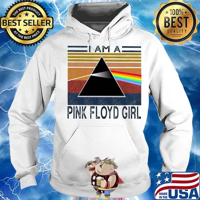 I am a pink floyd girl vintage retro s Hoodie
