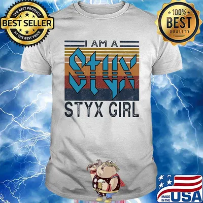 I am a styx girl vintage retro shirt