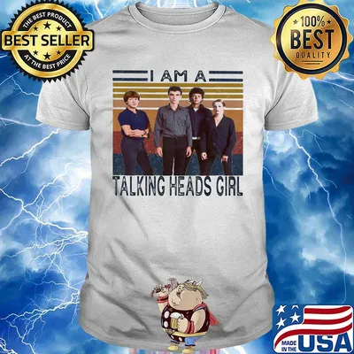 I am a talking heads girl vintage retro shirt