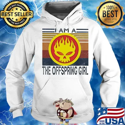 I am a the offspring girl vintage retro s Hoodie