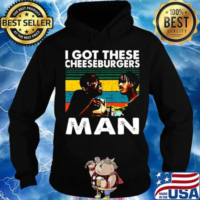 I got these cheeseburgers man vintage retro s Hoodie