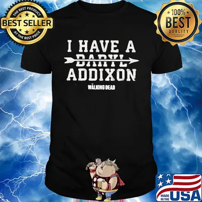 I have a daryl addixon walking dead shirt