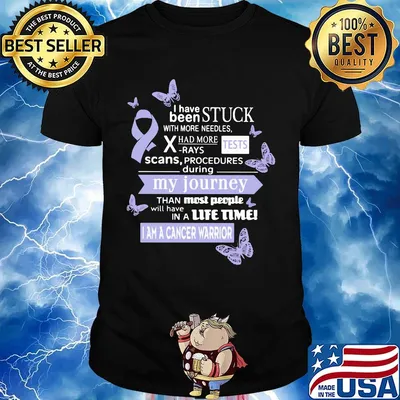I have been stuck x-rays tests my journey most people in a life time I am a cancer warrior shirt