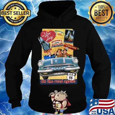 I Love lucy skinner's motel roadside diner tennessee on the road again s Hoodie