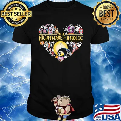 I'm a nightmare aholic heart shirt