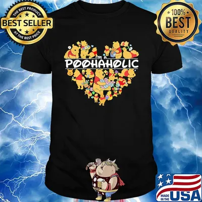I'm a pooh aholic heart shirt