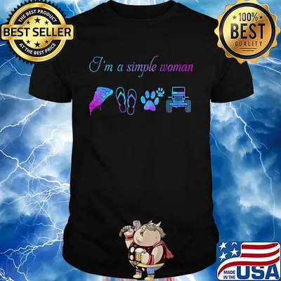 I'm a simple woman jeep footprint sandals shirt