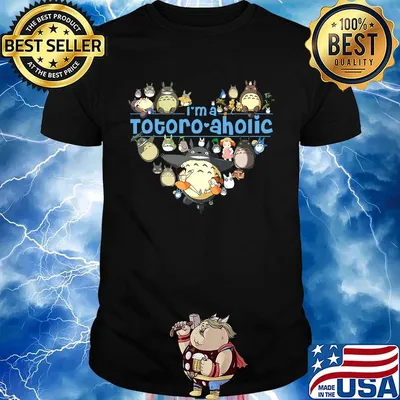 I'm a totoro aholic heart shirt