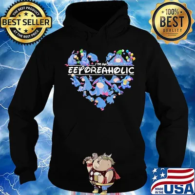 I'm an eeyore aholic hearts s Hoodie