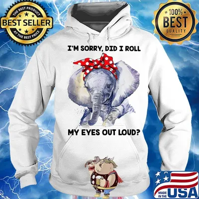 I'm sorry did I roll my eyes out loud elephant turban s Hoodie