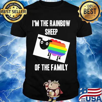 I'm the rainbow sheep of the family LGBT shirt