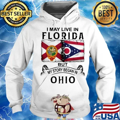 I may live in florida but my story began in ohio s Hoodie