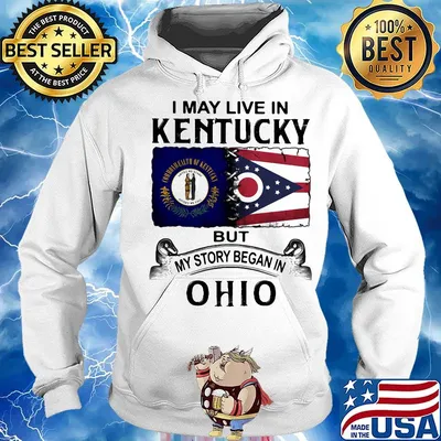 I may live in kentucky but my story began in ohio s Hoodie