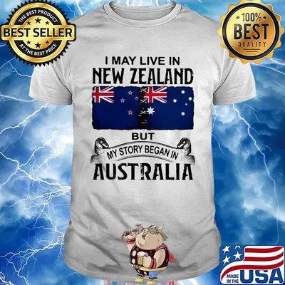 I may live new zealand but my story began in australia shirt