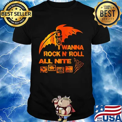 I wanna rock N'roll all nite shirt