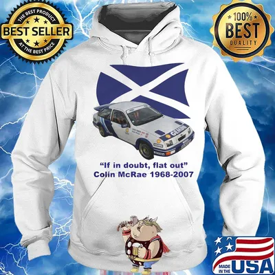 If in doubt flat out colin mcrae 1968 2007 signature s Hoodie