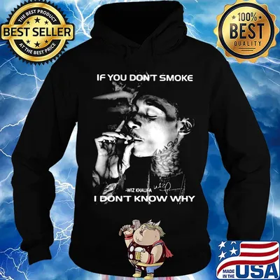 If you don't smoke i don't know why wiz khalifa signature s Hoodie