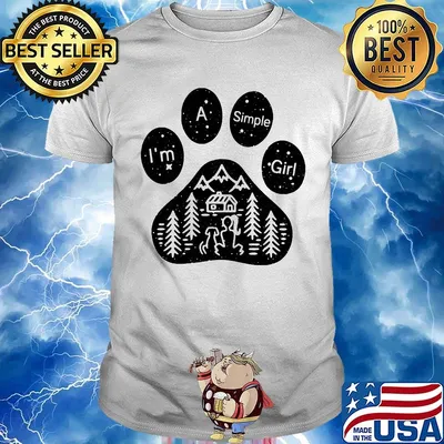 Im A Simple Girl Dog Costume For Man Shirt