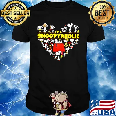 I’m snoopy aholic heart shirt