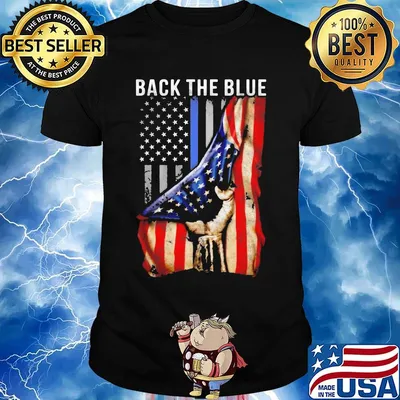 Independence day flag american back the blue shirt