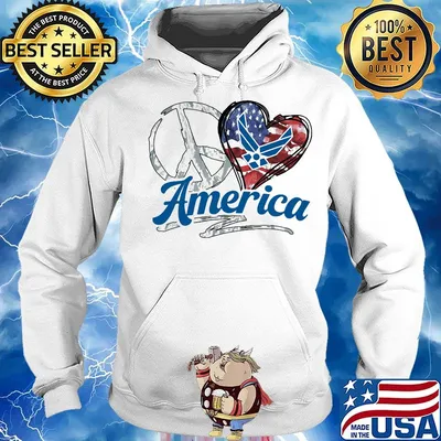 Independence day heart america s Hoodie