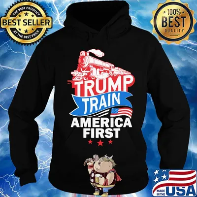Independence day trump train america first s Hoodie