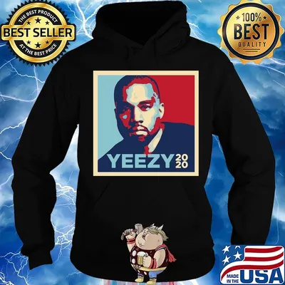 Intense styles adult yeezy 2020 kanye west for president art s Hoodie