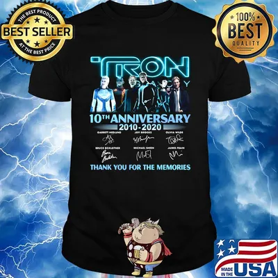 Iron 10th anniversary 2010 2020 thank you for the memories signatures shirt