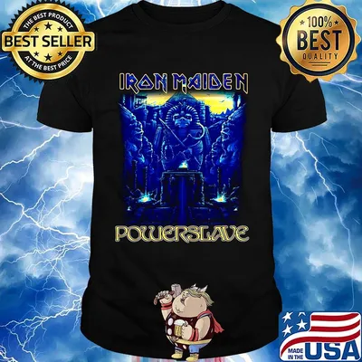 Iron maiden powerslave album shirt
