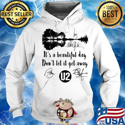 It's a beautiful day don't let it get away u2 band signatures s Hoodie