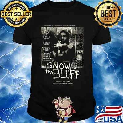 J. Cole snow on tha bluff shirt